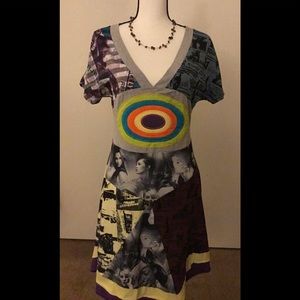 Anthropologie NESLAY PARIS Patchwork Dress